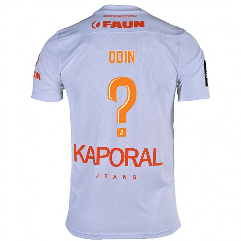 Danxen Män Thomas Odin #0 Vit Bortatröja Matchtröjor 2024/25 Tröjor T-Tröja