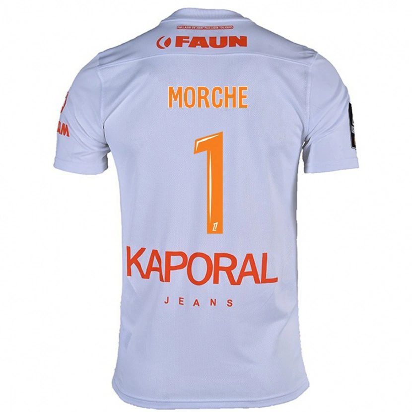 Danxen Män Cosette Morché #1 Vit Bortatröja Matchtröjor 2024/25 Tröjor T-Tröja