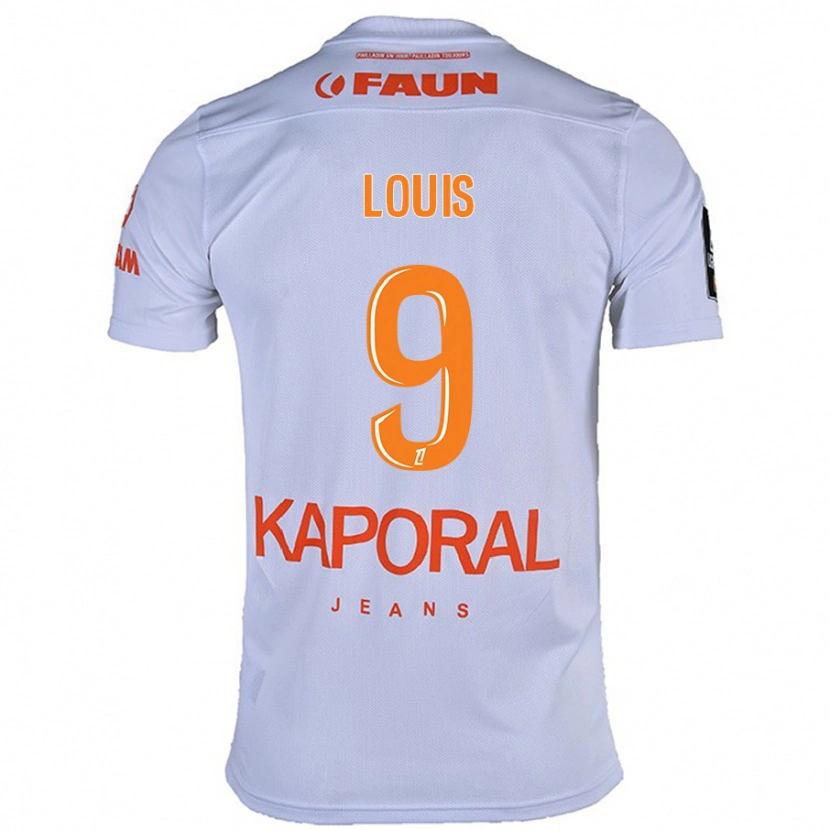 Danxen Män Kethna Louis #9 Vit Bortatröja Matchtröjor 2024/25 Tröjor T-Tröja