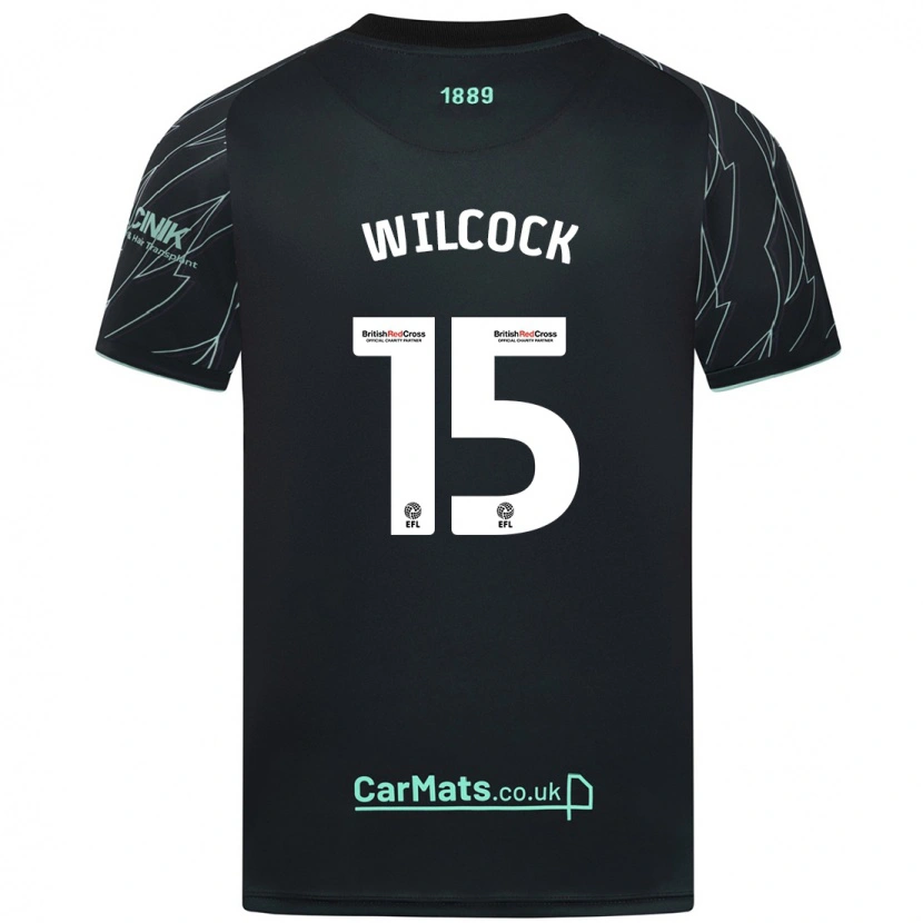 Danxen Män Tamara Wilcock #15 Svart Grön Bortatröja Matchtröjor 2024/25 Tröjor T-Tröja