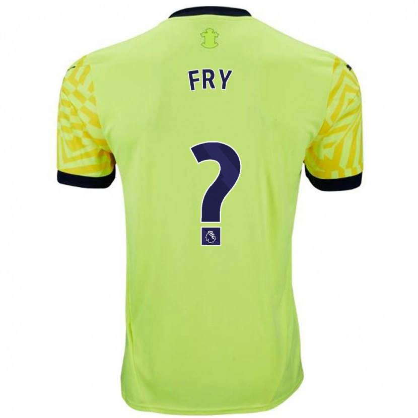 Danxen Män Max Fry #0 Gul Bortatröja Matchtröjor 2024/25 Tröjor T-Tröja
