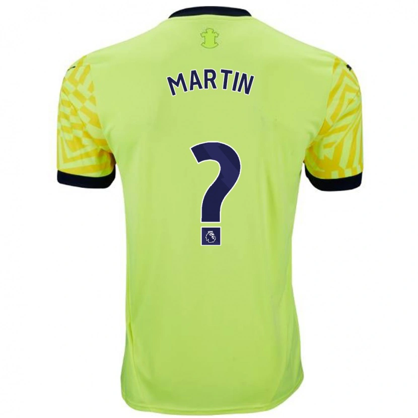 Danxen Män James Martin #0 Gul Bortatröja Matchtröjor 2024/25 Tröjor T-Tröja