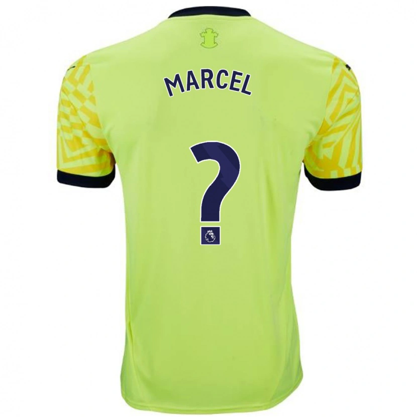 Danxen Män Lewis Marcel #0 Gul Bortatröja Matchtröjor 2024/25 Tröjor T-Tröja