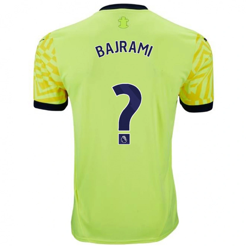 Danxen Män Klevi Bajrami #0 Gul Bortatröja Matchtröjor 2024/25 Tröjor T-Tröja