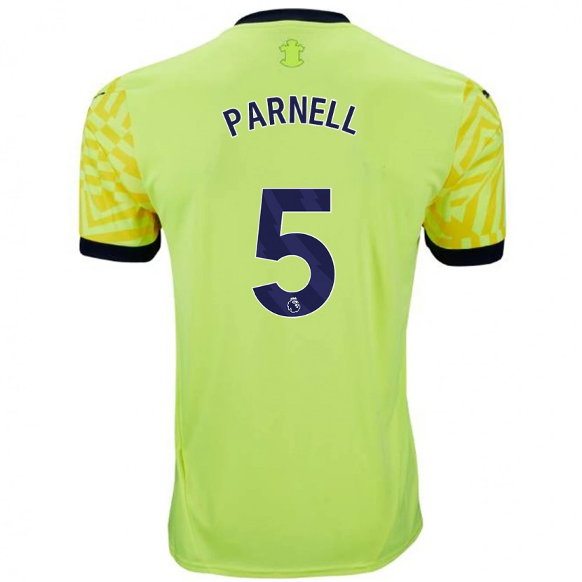Danxen Män Rosanna Parnell #5 Gul Bortatröja Matchtröjor 2024/25 Tröjor T-Tröja