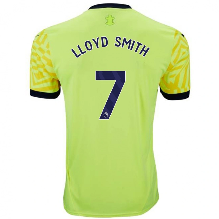 Danxen Män Lexi Lloyd-Smith #7 Gul Bortatröja Matchtröjor 2024/25 Tröjor T-Tröja