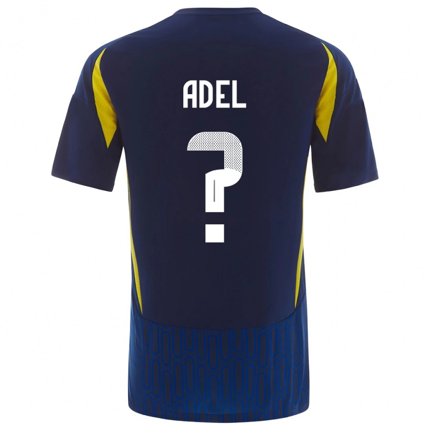 Danxen Män Aida Adel #0 Blågul Bortatröja Matchtröjor 2024/25 Tröjor T-Tröja