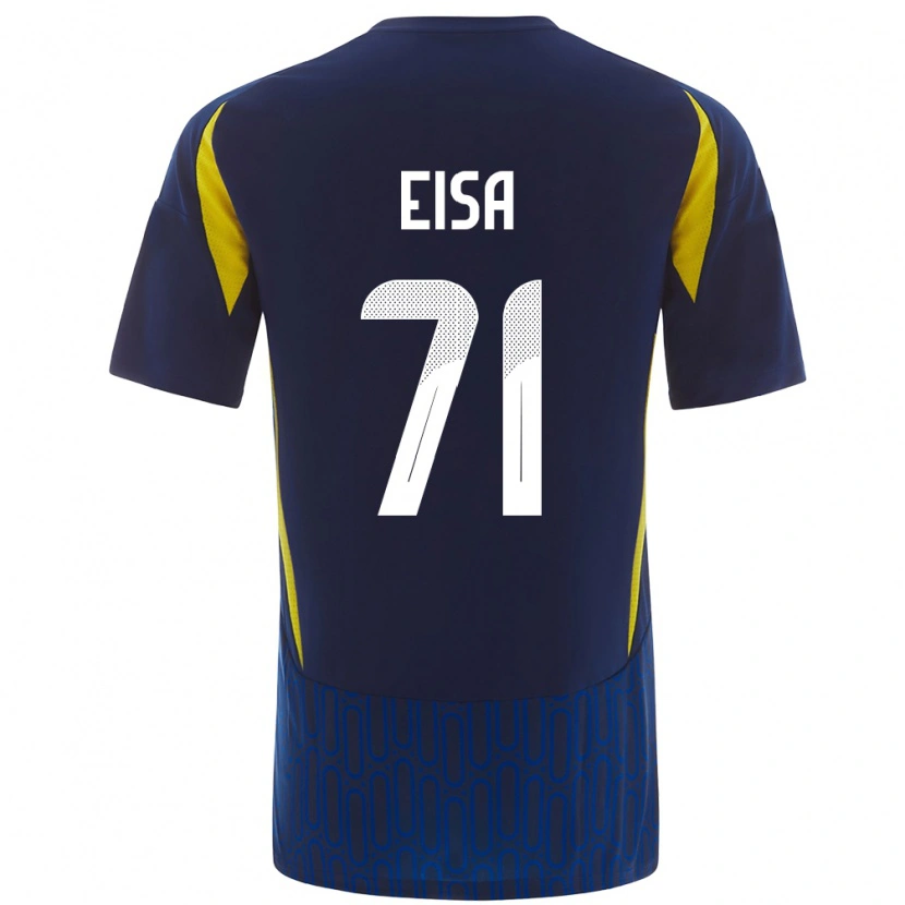 Danxen Män Bayan Eisa #71 Blågul Bortatröja Matchtröjor 2024/25 Tröjor T-Tröja