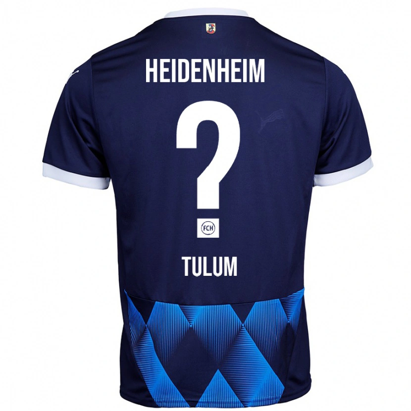 Danxen Män Melih Tulum #0 Mörk Marinblå Bortatröja Matchtröjor 2024/25 Tröjor T-Tröja