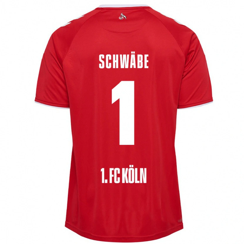 Danxen Män Marvin Schwäbe #1 Röd Vit Bortatröja Matchtröjor 2024/25 Tröjor T-Tröja