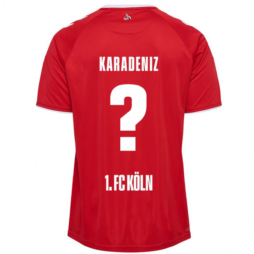Danxen Män Thierry Karadeniz #0 Röd Vit Bortatröja Matchtröjor 2024/25 Tröjor T-Tröja