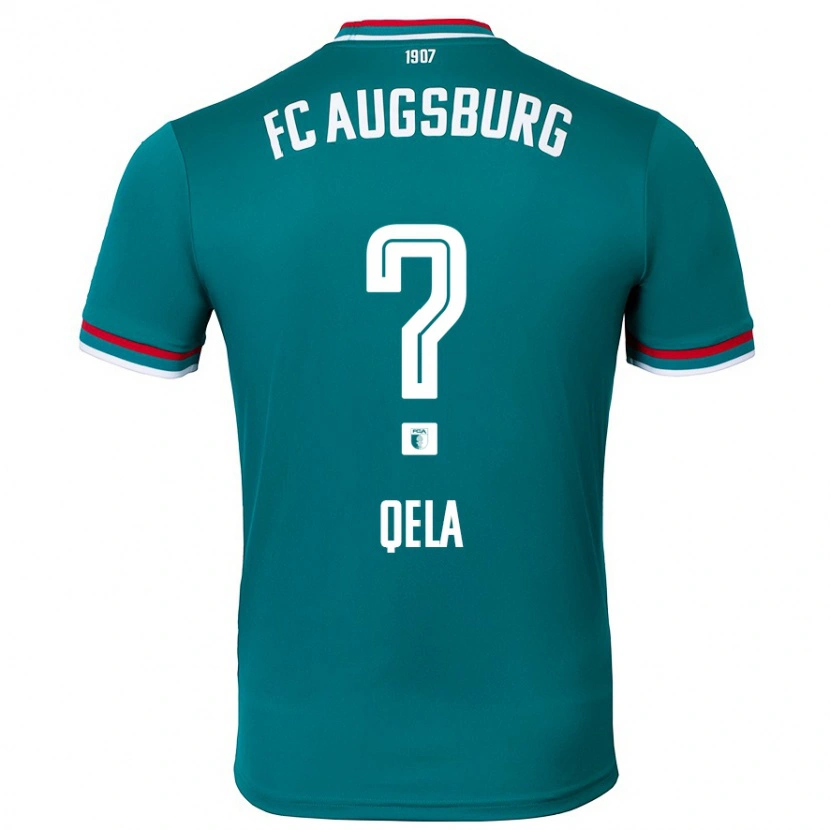 Danxen Män Arlind Qela #0 Mörkgrön Bortatröja Matchtröjor 2024/25 Tröjor T-Tröja
