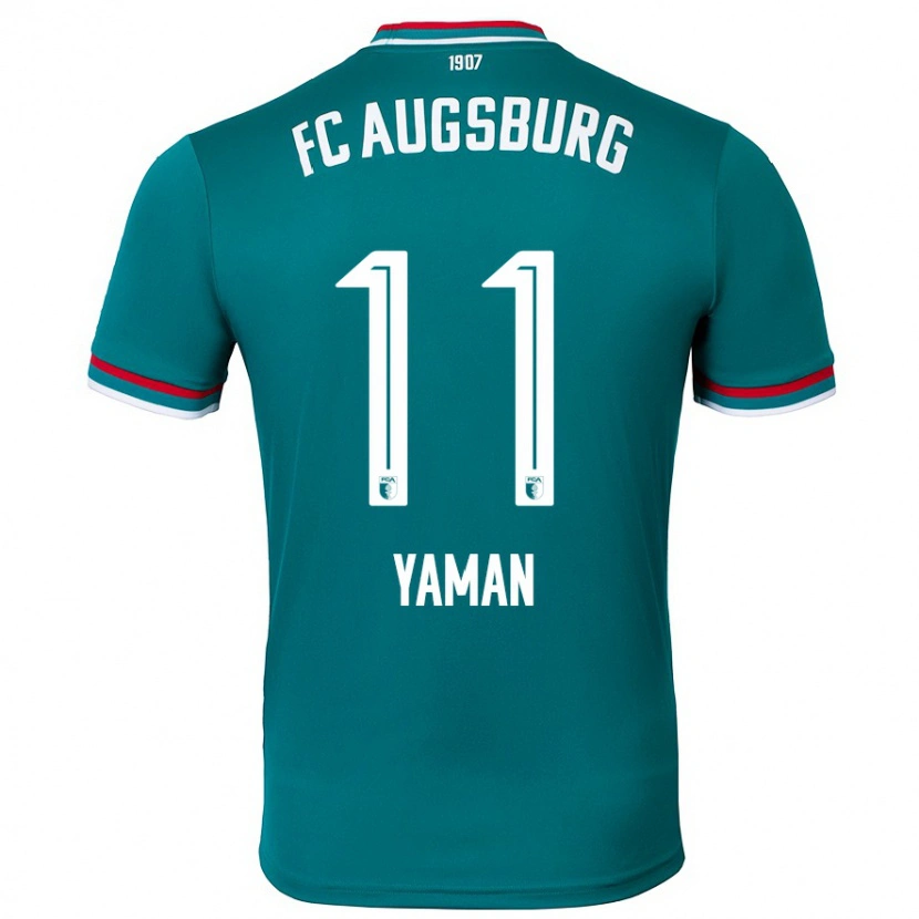 Danxen Män Kerim Yaman #11 Mörkgrön Bortatröja Matchtröjor 2024/25 Tröjor T-Tröja