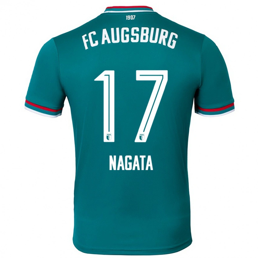 Danxen Män Ryoji Nagata #17 Mörkgrön Bortatröja Matchtröjor 2024/25 Tröjor T-Tröja