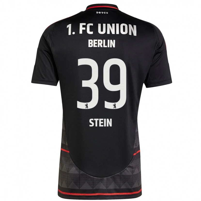 Danxen Män Yannic Stein #39 Svart Bortatröja Matchtröjor 2024/25 Tröjor T-Tröja