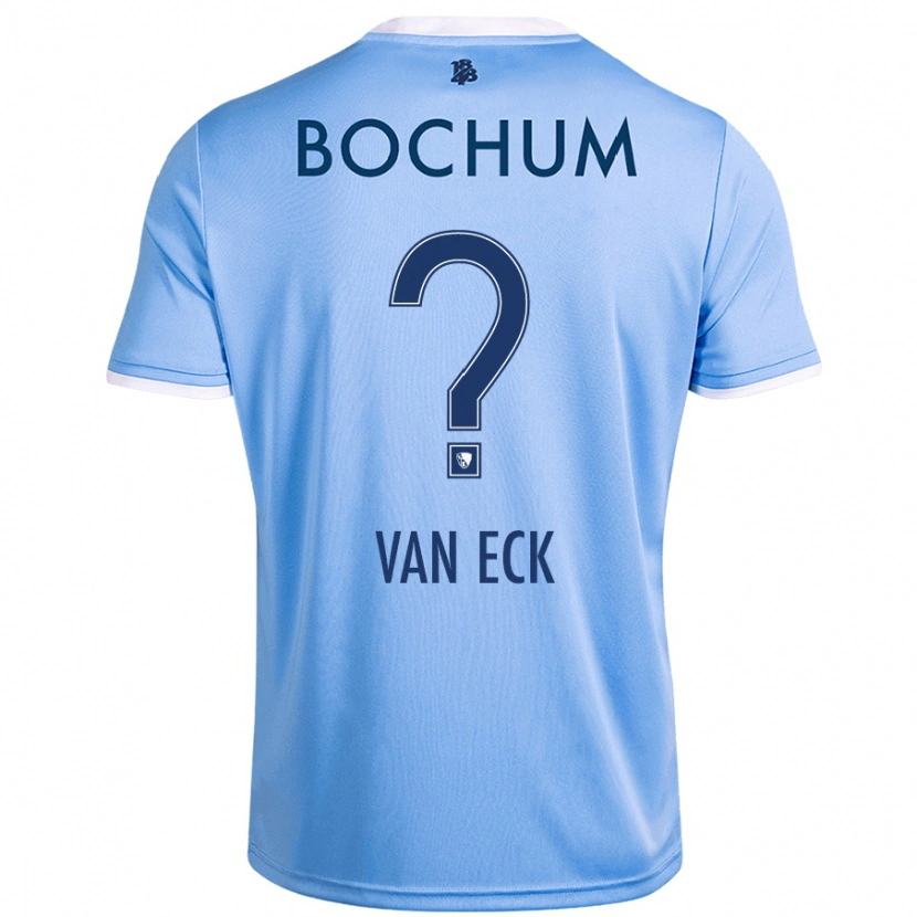 Danxen Män Ole Van Eck #0 Himmelsblå Bortatröja Matchtröjor 2024/25 Tröjor T-Tröja