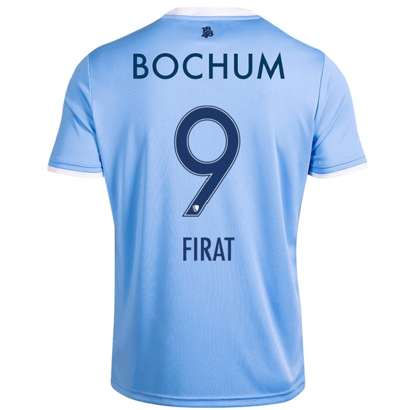Danxen Män Kaan Firat #9 Himmelsblå Bortatröja Matchtröjor 2024/25 Tröjor T-Tröja