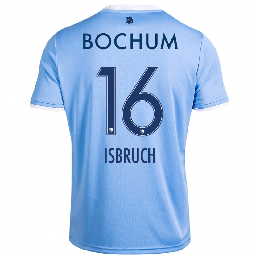 Danxen Män L. Isbruch #16 Himmelsblå Bortatröja Matchtröjor 2024/25 Tröjor T-Tröja