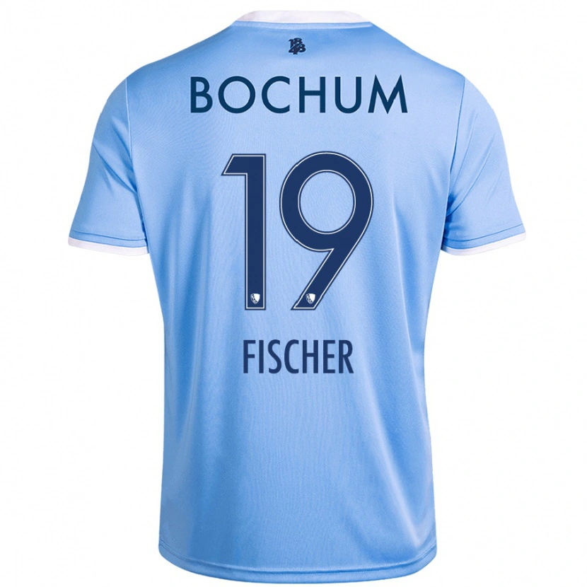 Danxen Män Desmond Fischer #19 Himmelsblå Bortatröja Matchtröjor 2024/25 Tröjor T-Tröja