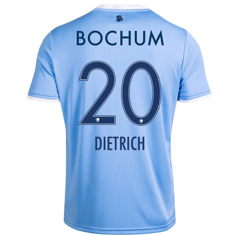Danxen Män Sam Dietrich #20 Himmelsblå Bortatröja Matchtröjor 2024/25 Tröjor T-Tröja