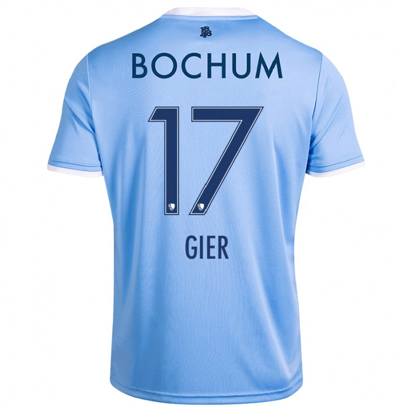 Danxen Män Madeline Gier #17 Himmelsblå Bortatröja Matchtröjor 2024/25 Tröjor T-Tröja