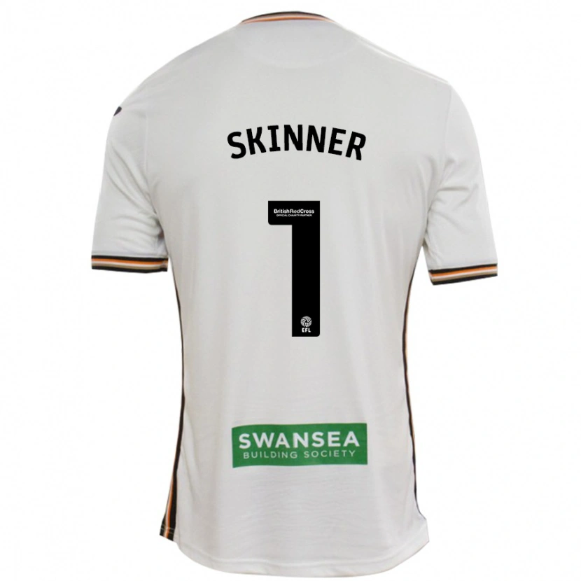 Danxen Kvinnor Claire Skinner #1 Vit Hemmatröja Matchtröjor 2024/25 Tröjor T-Tröja