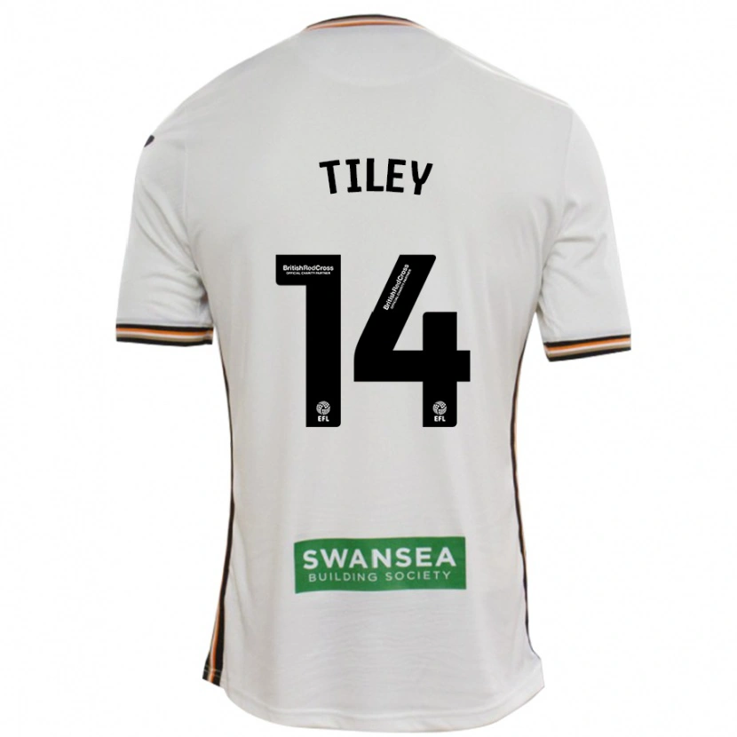 Danxen Kvinnor Chloe Tiley #14 Vit Hemmatröja Matchtröjor 2024/25 Tröjor T-Tröja