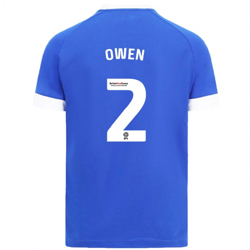 Danxen Kvinnor Lisa Owen #2 Himmelsblå Hemmatröja Matchtröjor 2024/25 Tröjor T-Tröja