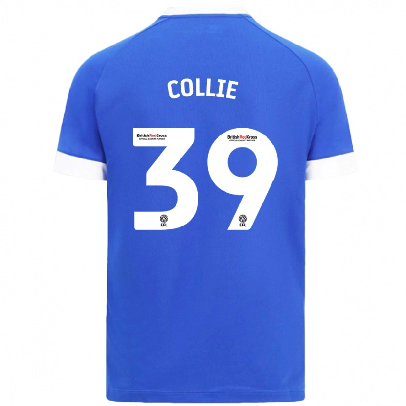 Danxen Kvinnor Eliza Collie #39 Himmelsblå Hemmatröja Matchtröjor 2024/25 Tröjor T-Tröja