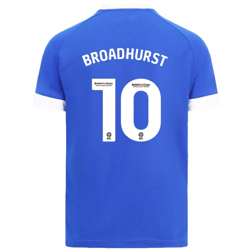 Danxen Kvinnor Danielle Broadhurst #10 Himmelsblå Hemmatröja Matchtröjor 2024/25 Tröjor T-Tröja