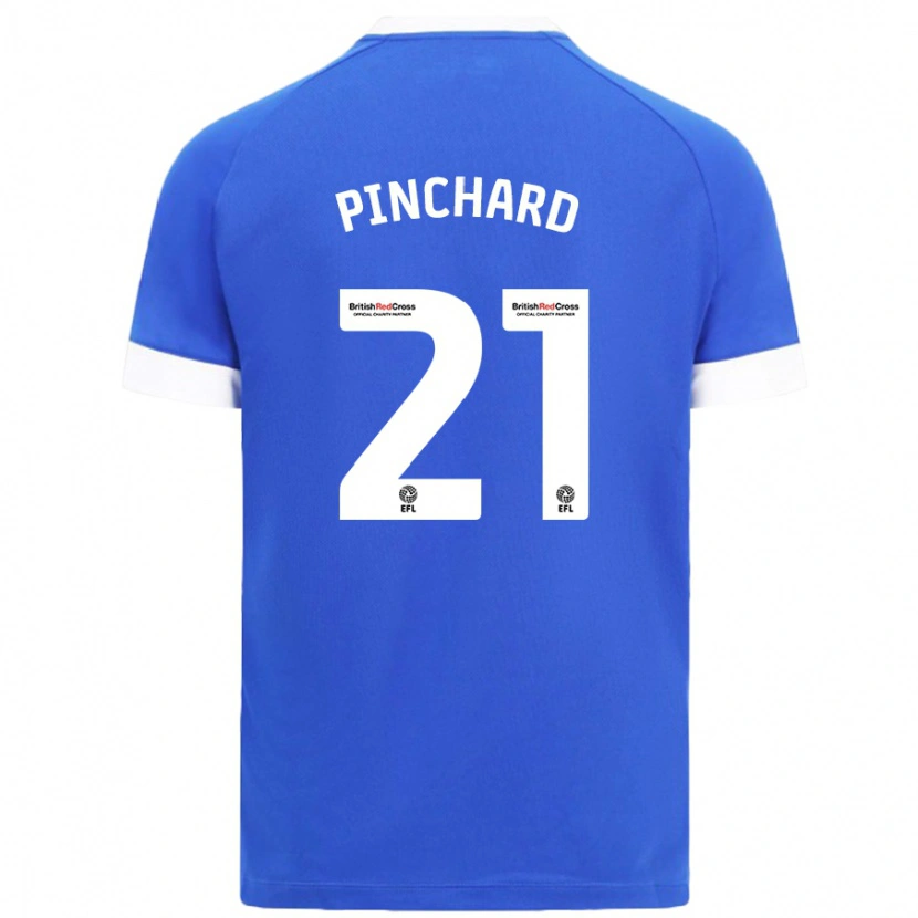 Danxen Kvinnor Cerys Pinchard #21 Himmelsblå Hemmatröja Matchtröjor 2024/25 Tröjor T-Tröja