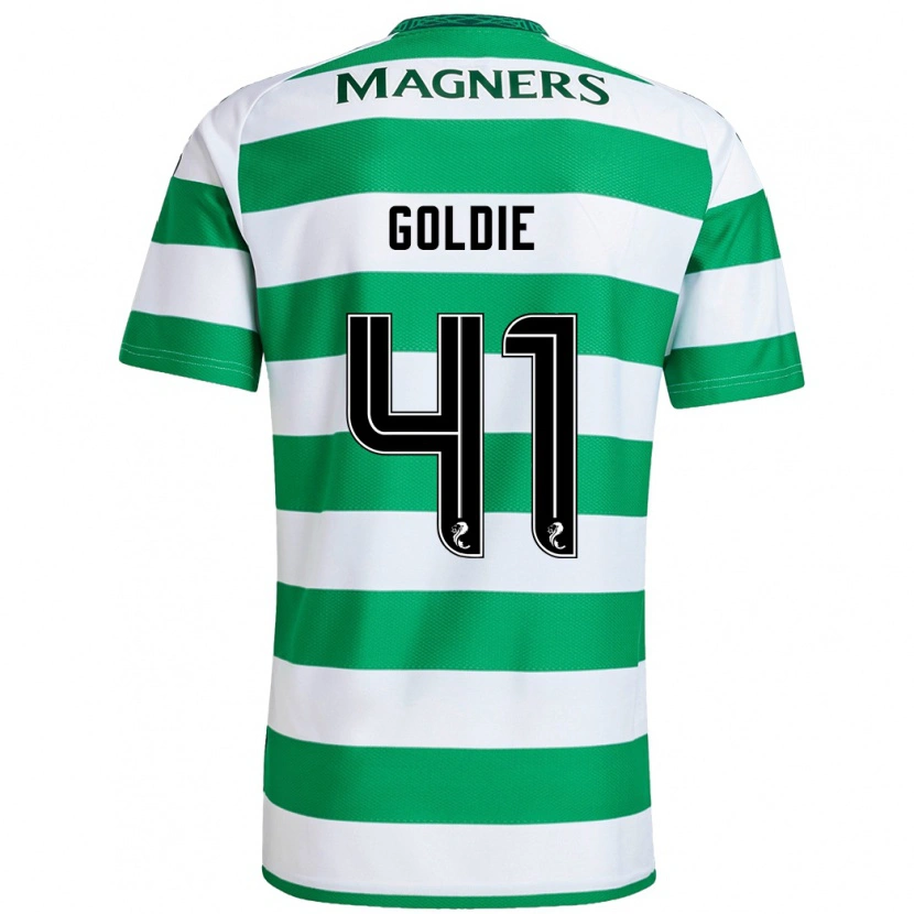 Danxen Kvinnor Clare Goldie #41 Grön Vit Hemmatröja Matchtröjor 2024/25 Tröjor T-Tröja