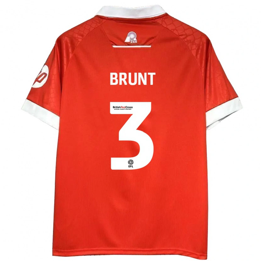 Danxen Kvinnor Lewis Brunt #3 Röd Vit Hemmatröja Matchtröjor 2024/25 Tröjor T-Tröja