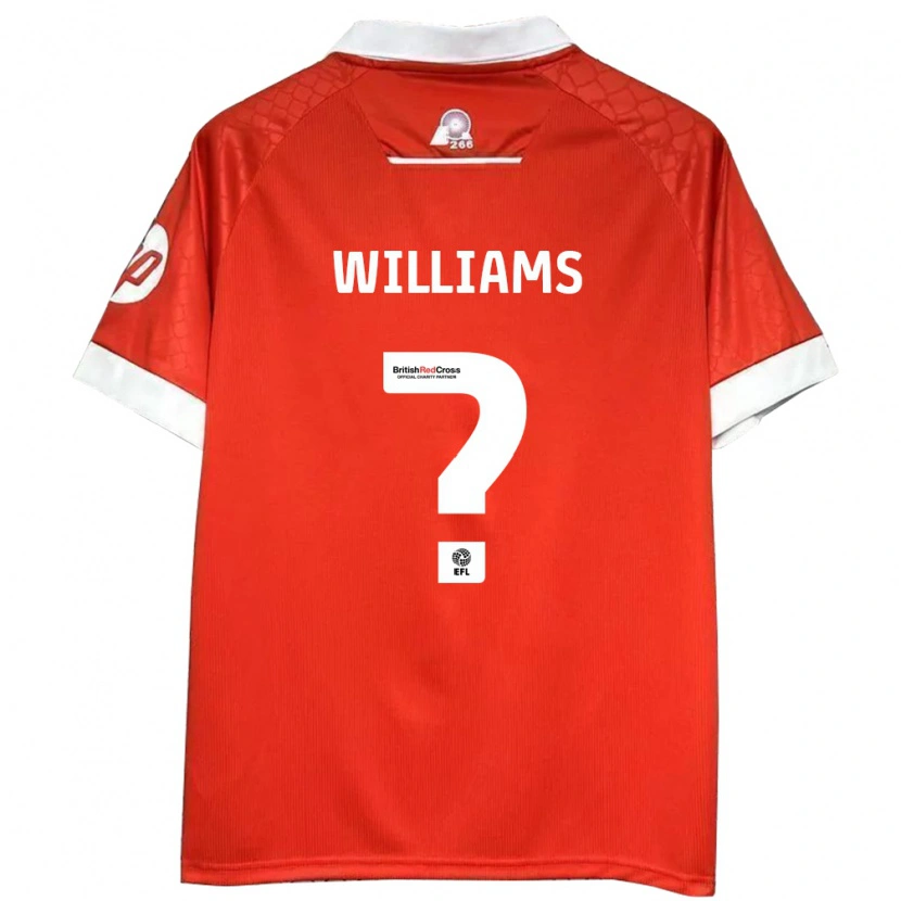 Danxen Kvinnor Sam Williams #0 Röd Vit Hemmatröja Matchtröjor 2024/25 Tröjor T-Tröja