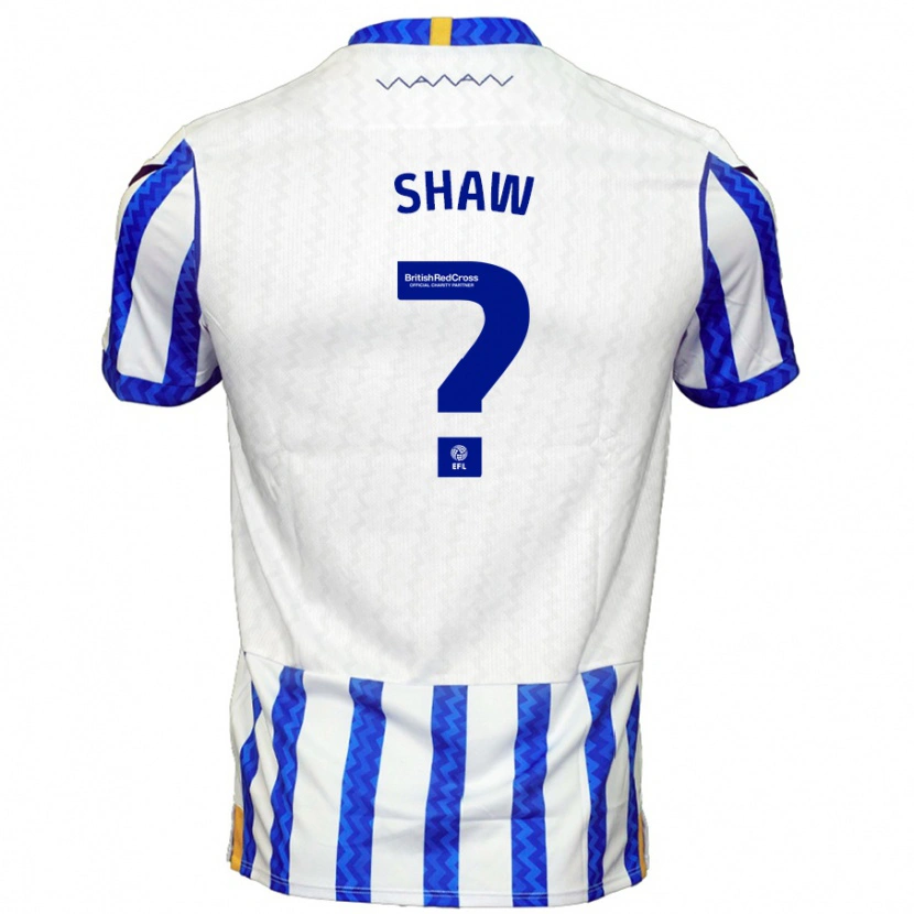 Danxen Kvinnor Ari-Jae Shaw #0 Blå Vit Hemmatröja Matchtröjor 2024/25 Tröjor T-Tröja