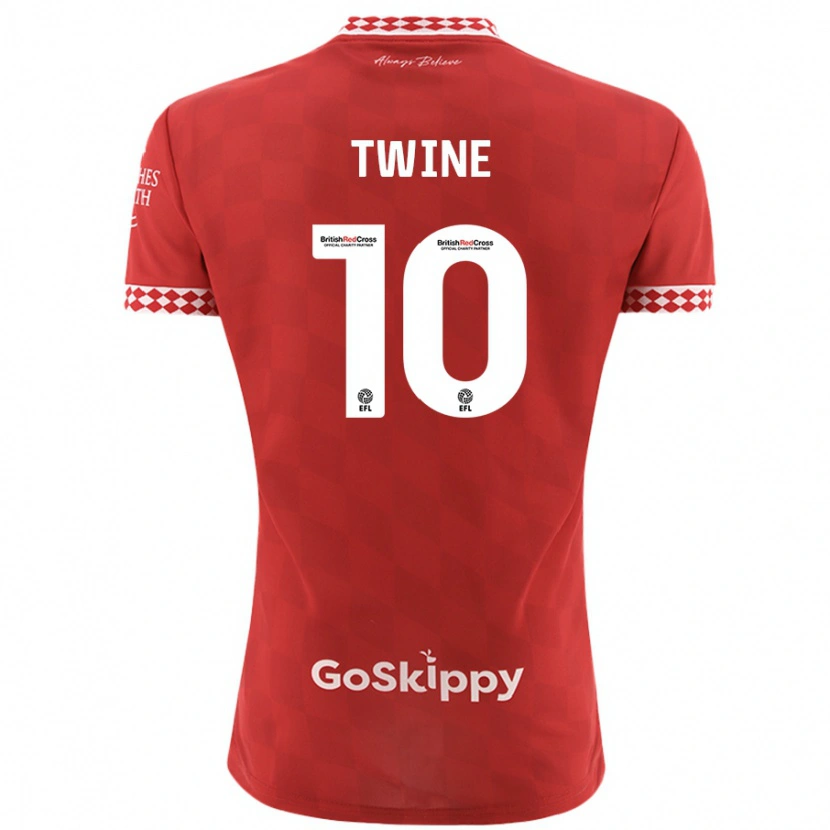Danxen Kvinnor Scott Twine #10 Röd Hemmatröja Matchtröjor 2024/25 Tröjor T-Tröja