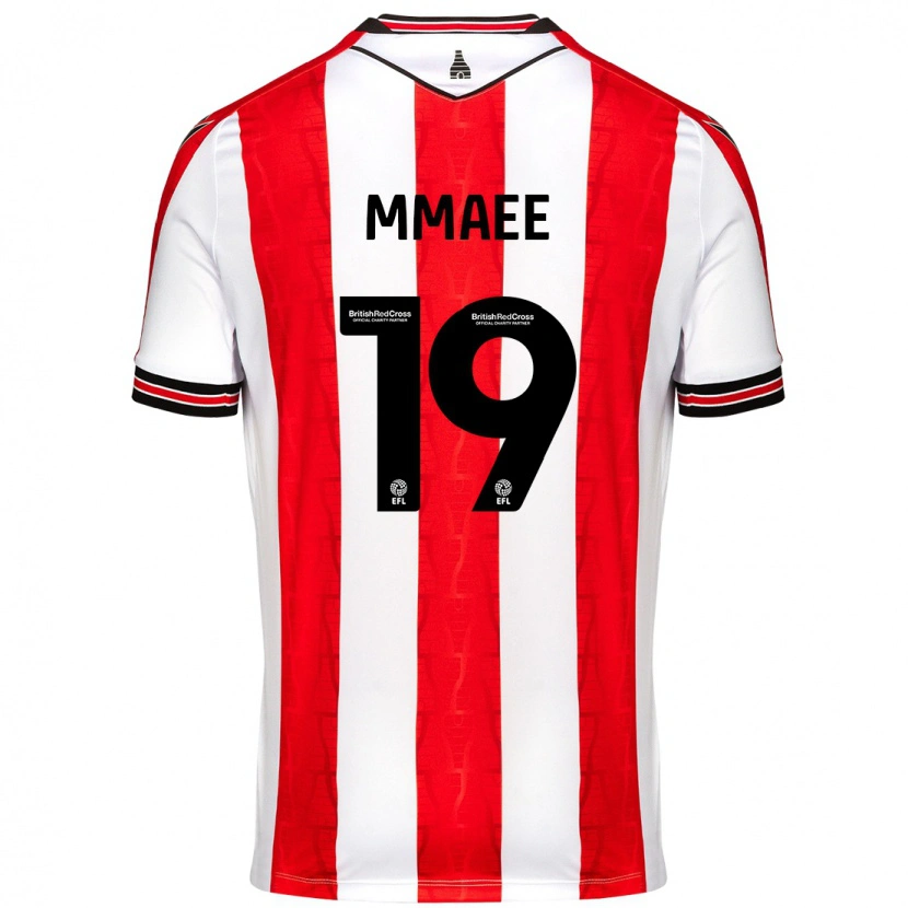 Danxen Kvinnor Ryan Mmaee #19 Röd Vit Hemmatröja Matchtröjor 2024/25 Tröjor T-Tröja