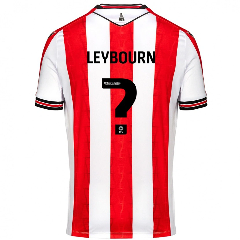 Danxen Kvinnor Charlie Leybourn #0 Röd Vit Hemmatröja Matchtröjor 2024/25 Tröjor T-Tröja