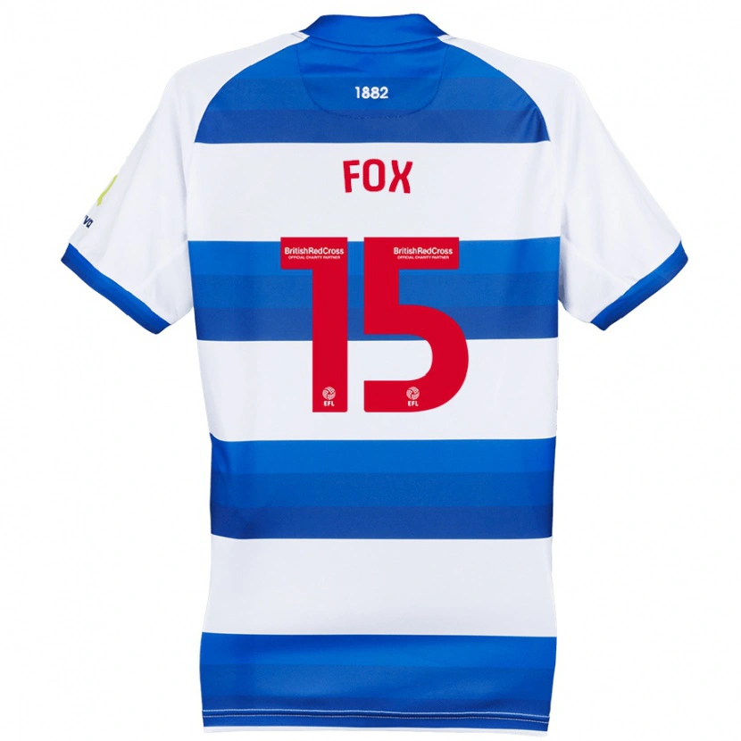 Danxen Kvinnor Morgan Fox #15 Vit Blå Hemmatröja Matchtröjor 2024/25 Tröjor T-Tröja