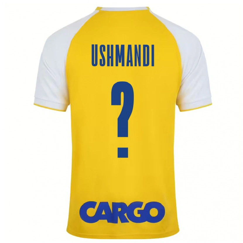 Danxen Kvinnor Anar Ushmandi #0 Gul Vit Hemmatröja Matchtröjor 2024/25 Tröjor T-Tröja