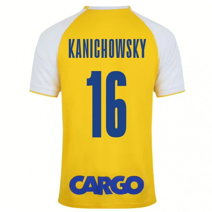 Danxen Kvinnor Gabi Kanichowsky #16 Gul Vit Hemmatröja Matchtröjor 2024/25 Tröjor T-Tröja