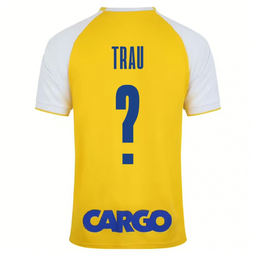 Danxen Kvinnor Idan Trau #0 Gul Vit Hemmatröja Matchtröjor 2024/25 Tröjor T-Tröja
