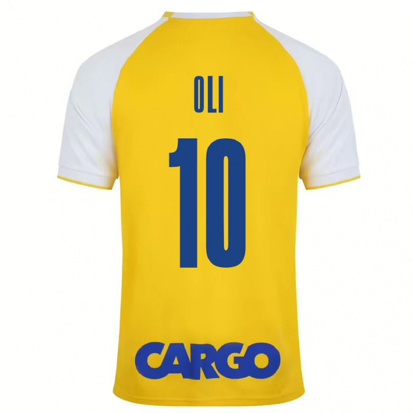 Danxen Kvinnor Ido Oli #10 Gul Vit Hemmatröja Matchtröjor 2024/25 Tröjor T-Tröja