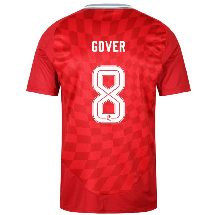 Danxen Kvinnor Chloe Gover #8 Röd Hemmatröja Matchtröjor 2024/25 Tröjor T-Tröja