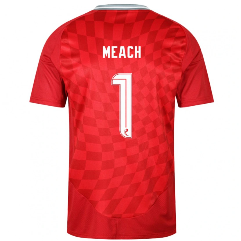 Danxen Kvinnor Aaliyah-Jay Meach #1 Röd Hemmatröja Matchtröjor 2024/25 Tröjor T-Tröja
