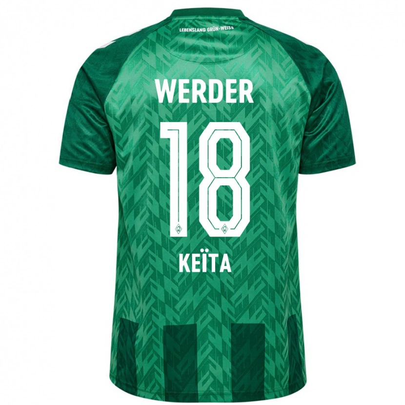 Danxen Kvinnor Naby Keïta #18 Grön Hemmatröja Matchtröjor 2024/25 Tröjor T-Tröja