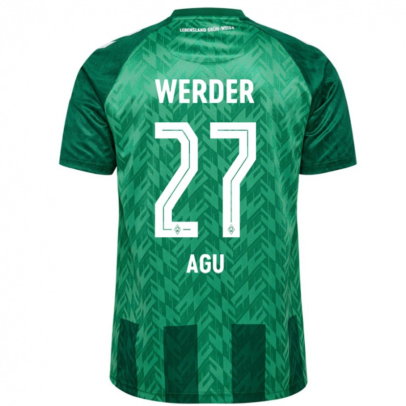 Danxen Kvinnor Felix Agu #27 Grön Hemmatröja Matchtröjor 2024/25 Tröjor T-Tröja