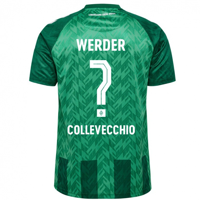 Danxen Kvinnor Tomás Collevecchio #0 Grön Hemmatröja Matchtröjor 2024/25 Tröjor T-Tröja