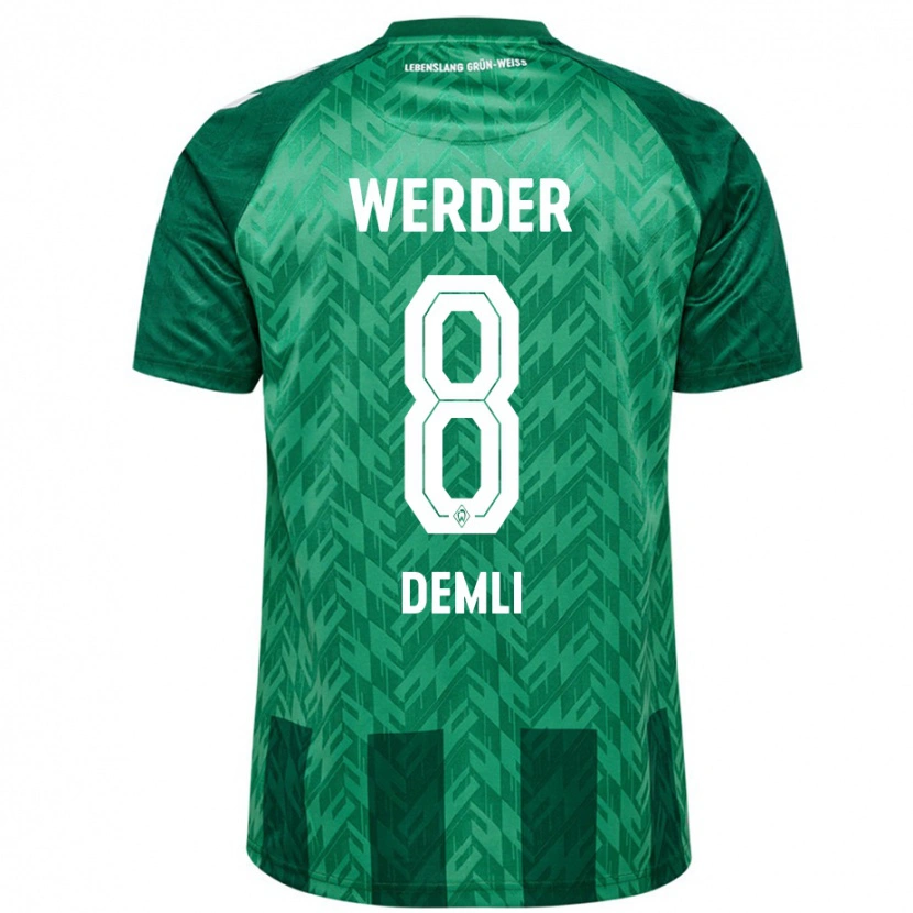 Danxen Kvinnor Barzan Demli #8 Grön Hemmatröja Matchtröjor 2024/25 Tröjor T-Tröja