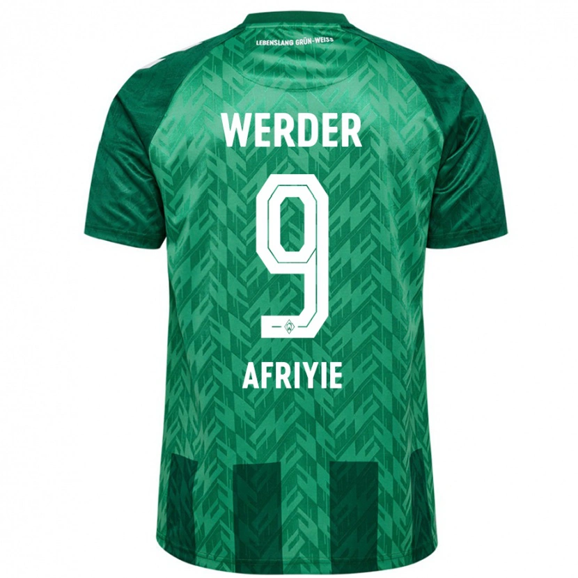 Danxen Kvinnor Neal Afriyie #9 Grön Hemmatröja Matchtröjor 2024/25 Tröjor T-Tröja